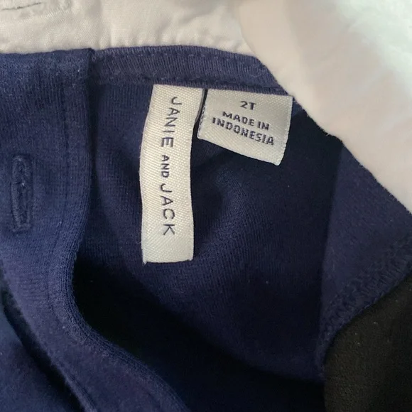 Janie and Jack 
Button Collared Ponte Dress 2t - Picture 3 of 3